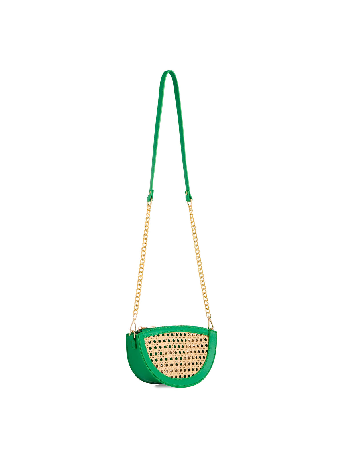 LYRA CRESCENT CROSSBODY / WRISTLET | ORANGE