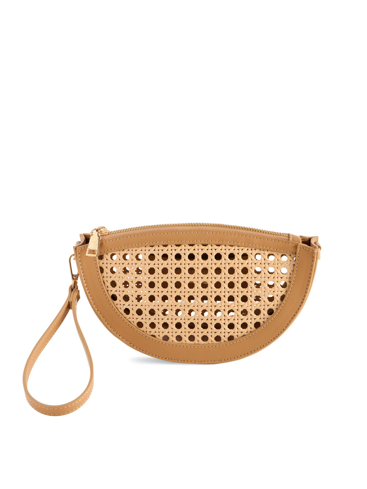 LYRA CRESCENT CROSSBODY / WRISTLET | ORANGE