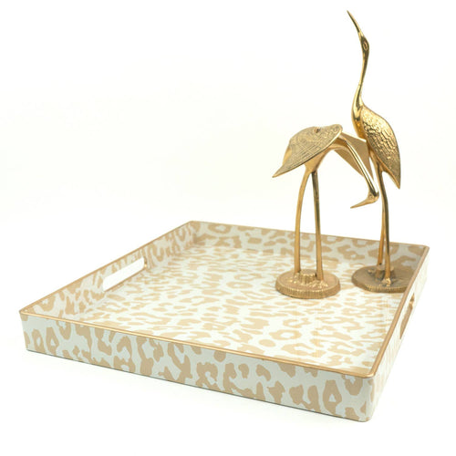 LEOPARD SQUARE STITCHABLE TRAY