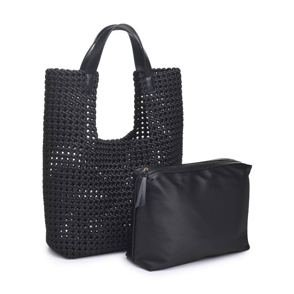 Zenith Zen Hand Woven Knot Tote | Nude