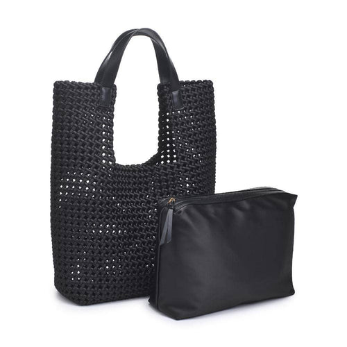 Zenith Zen Hand Woven Knot Tote | Nude