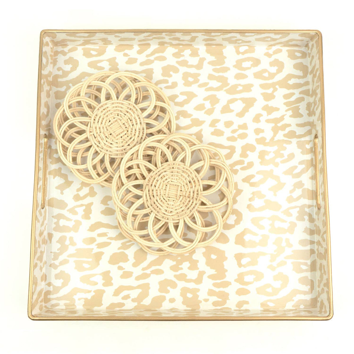 LEOPARD SQUARE STITCHABLE TRAY