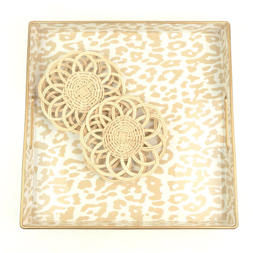 LEOPARD SQUARE STITCHABLE TRAY
