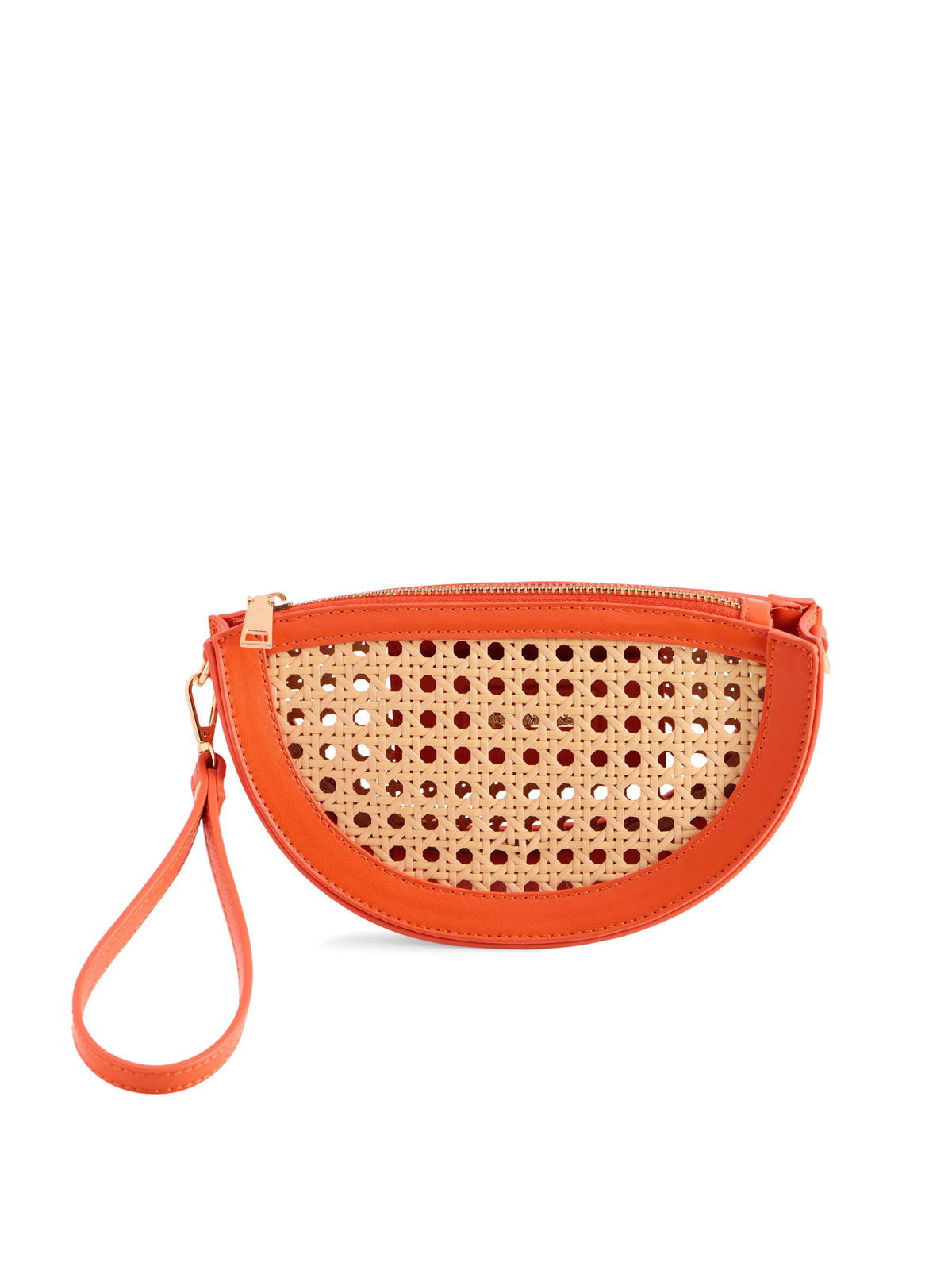 LYRA CRESCENT CROSSBODY / WRISTLET | ORANGE