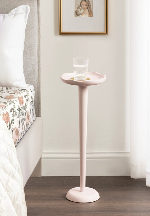 Alessia Colored Drink Table: Navy Blue