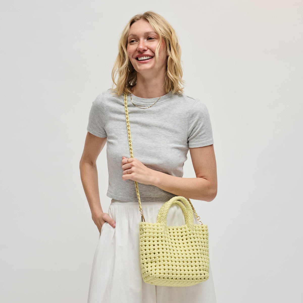 Ambrosia Small Crossbody by Sol and Selene | Blush