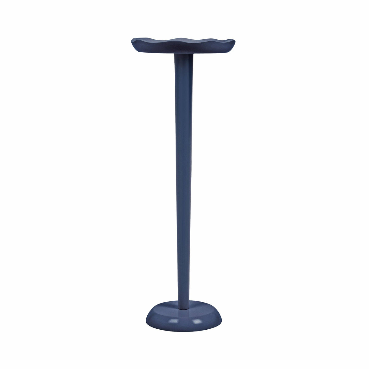 Alessia Colored Drink Table: Navy Blue
