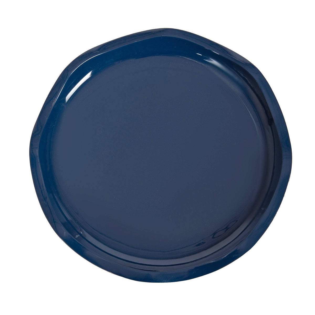 Alessia Colored Drink Table: Navy Blue