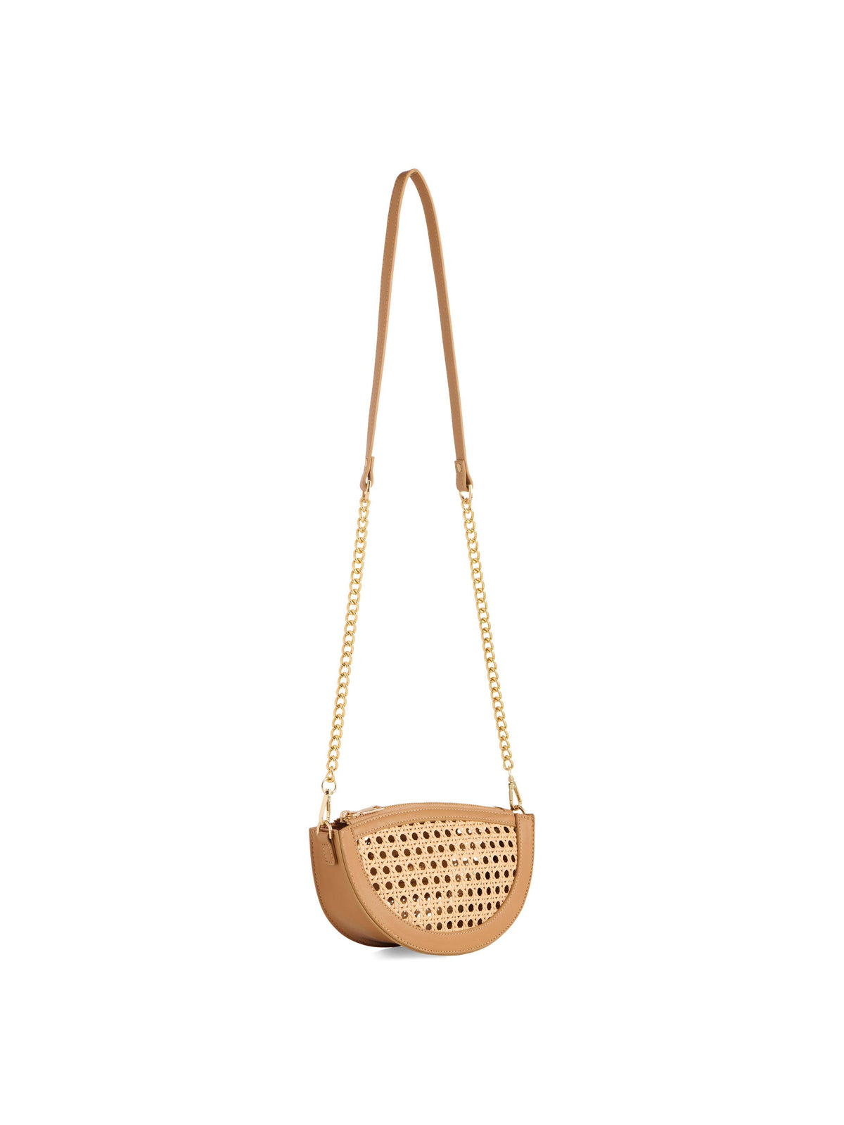 LYRA CRESCENT CROSSBODY / WRISTLET | ORANGE