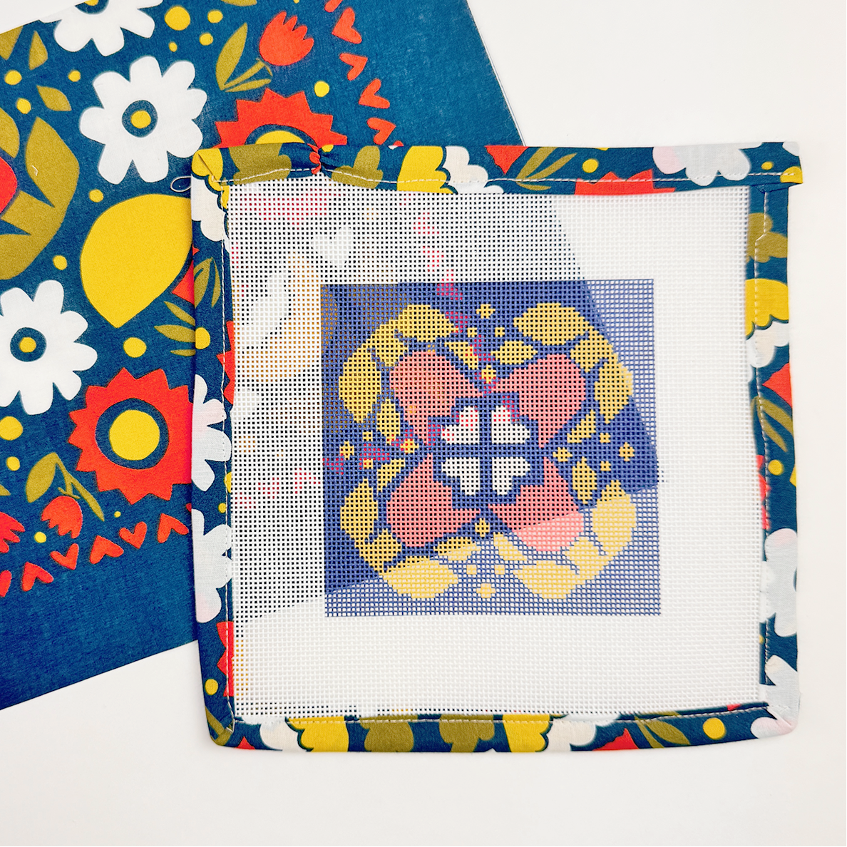 Helga Handker 4x4" Needlepoint Canvas