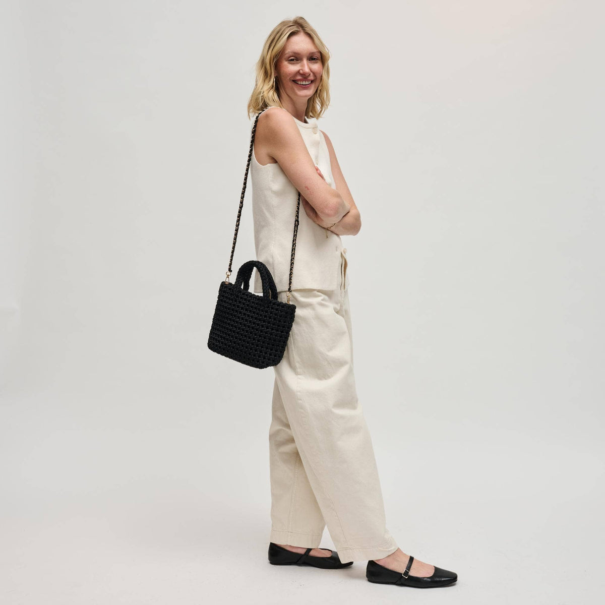 Ambrosia Small Crossbody by Sol and Selene | Blush