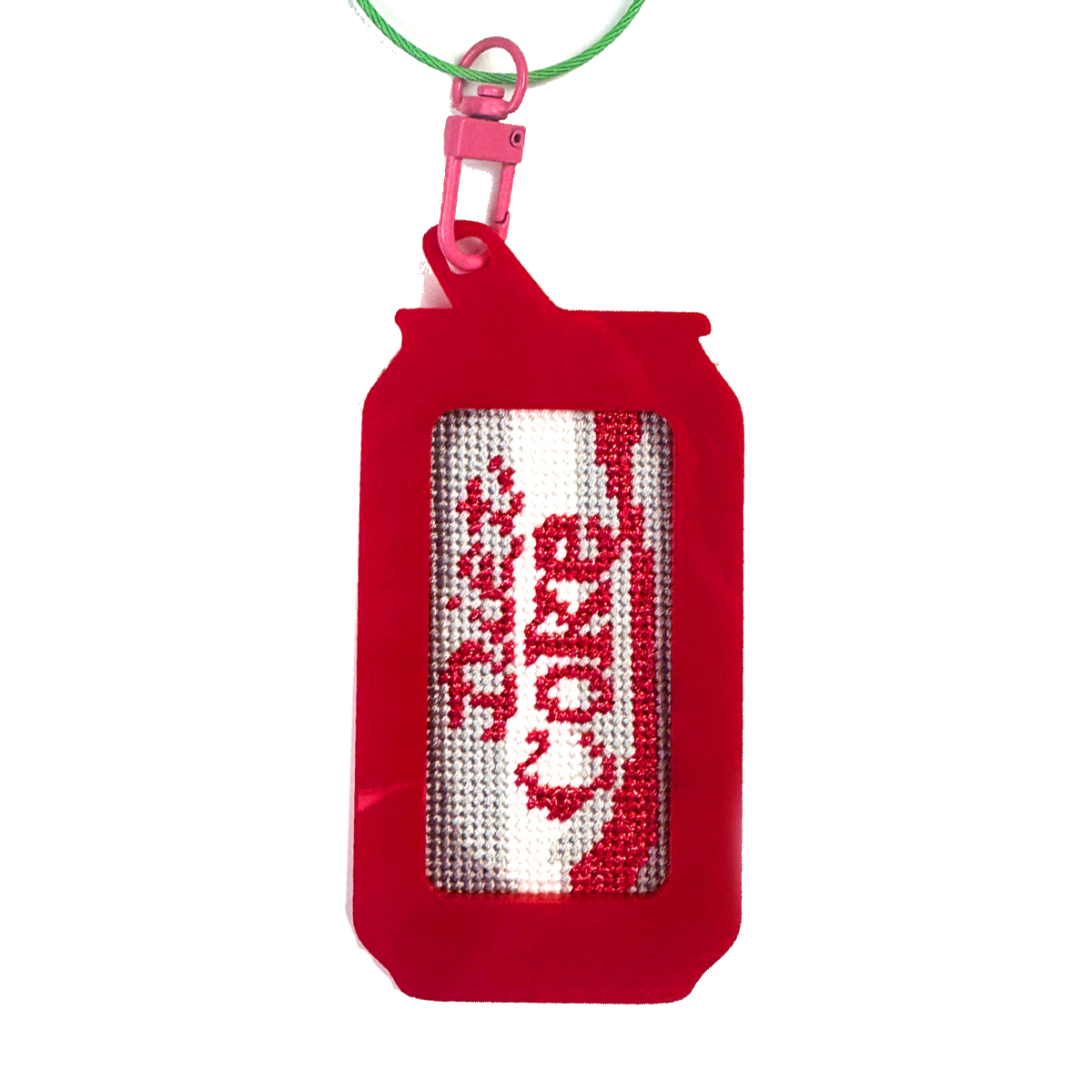 Bag Tag: Soda Pop Can: Red