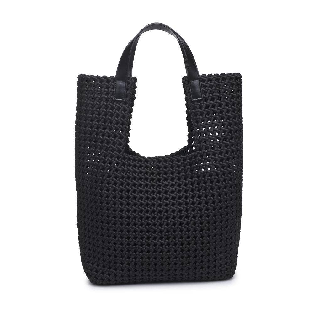 Zenith Zen Hand Woven Knot Tote | Nude