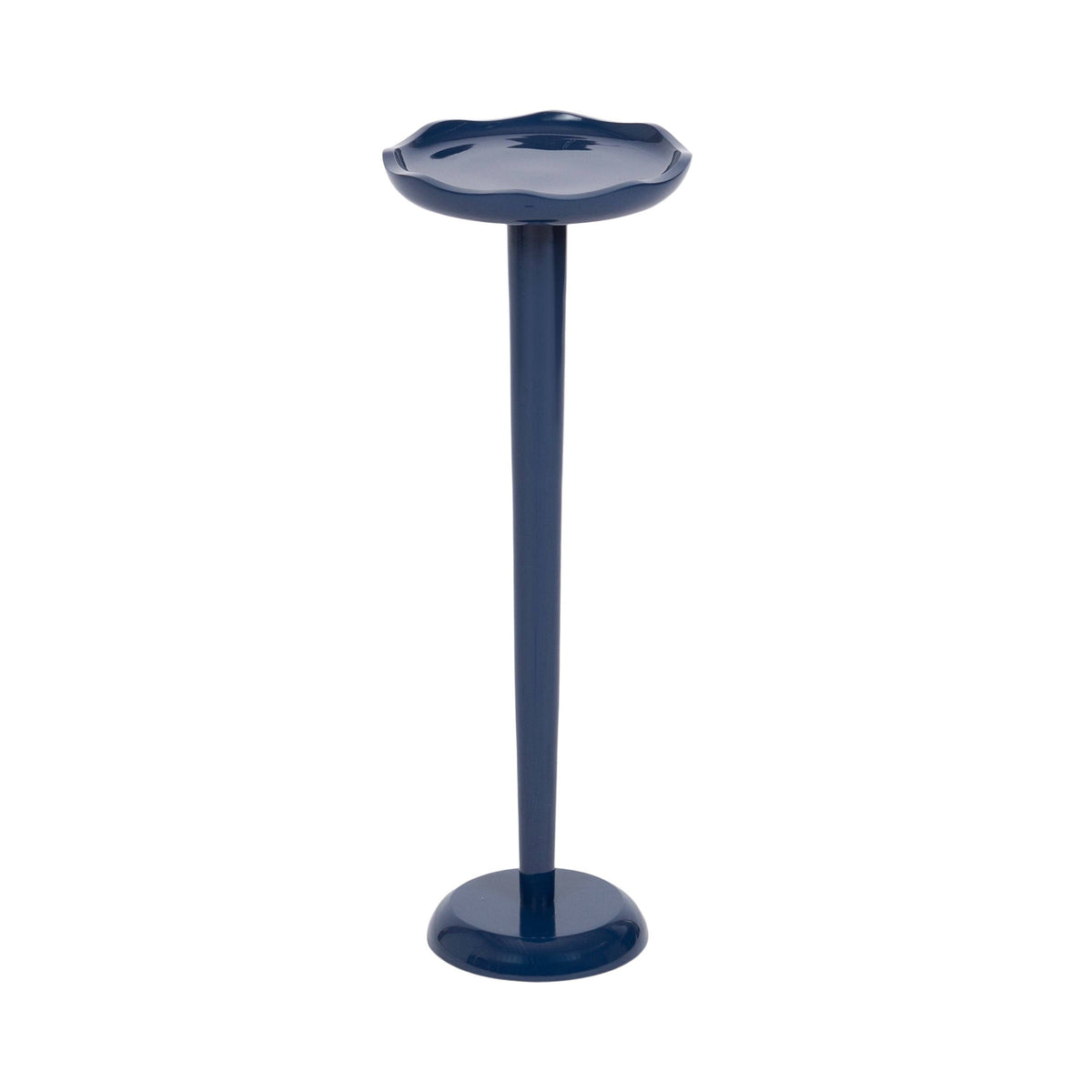 Alessia Colored Drink Table: Navy Blue