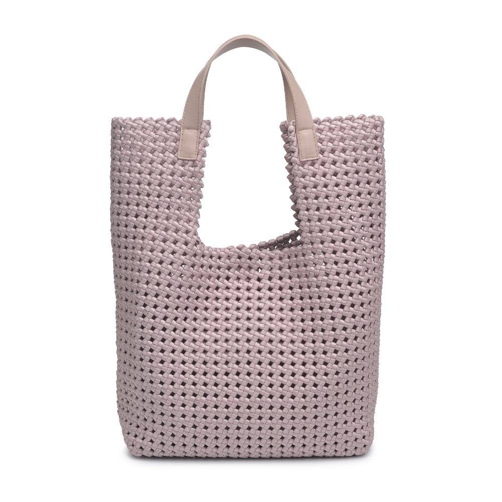 Zenith Zen Hand Woven Knot Tote | Nude