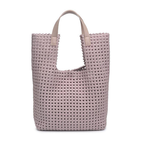 Zenith Zen Hand Woven Knot Tote | Nude