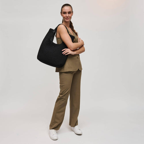 Zenith Zen Hand Woven Knot Tote | Nude